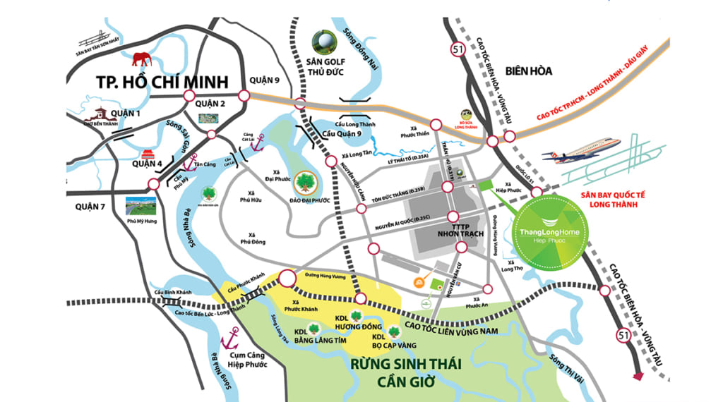 Mua Bán Cho Thuê Nhà Thăng Long Home Hiệp Phước Tháng 6/2025 2 vi tri thang long home