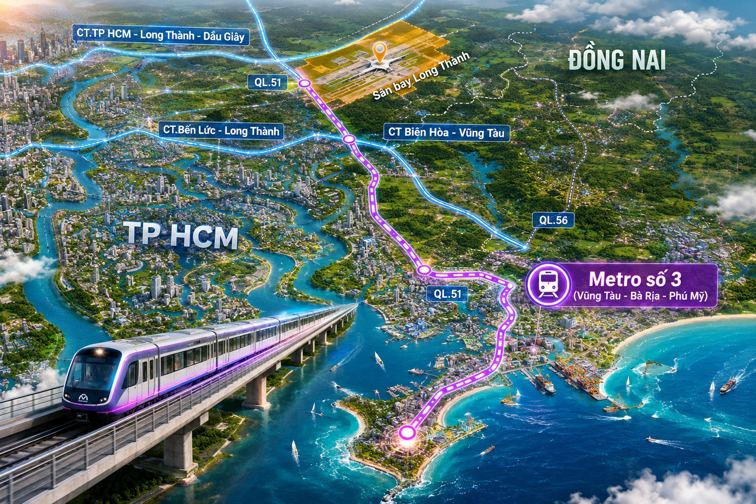 Địa Ốc Tuấn Anh | Gía Mua Bán Đất Gần Sân Bay Long Thành Tháng 10/2026